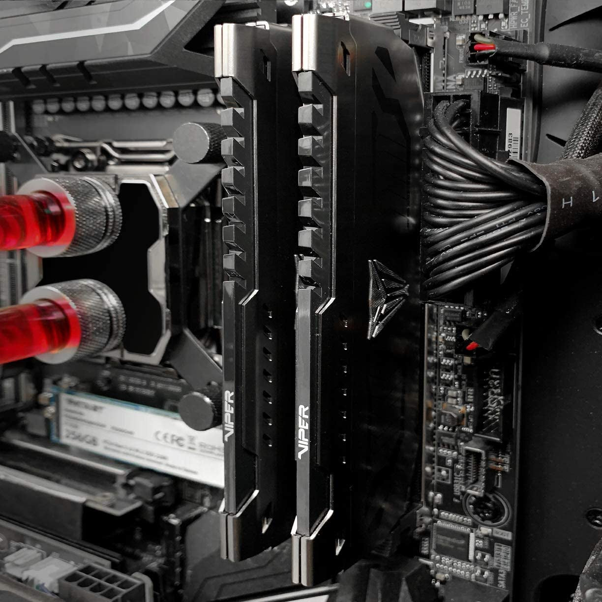 Patriot Viper Steel DDR4 RAM 8GB (1X8GB) 3200Mhz CL16 Desktop Memory | Voltage: 1.35V; Supports Intel XMP; Module Type: UDIMM.
