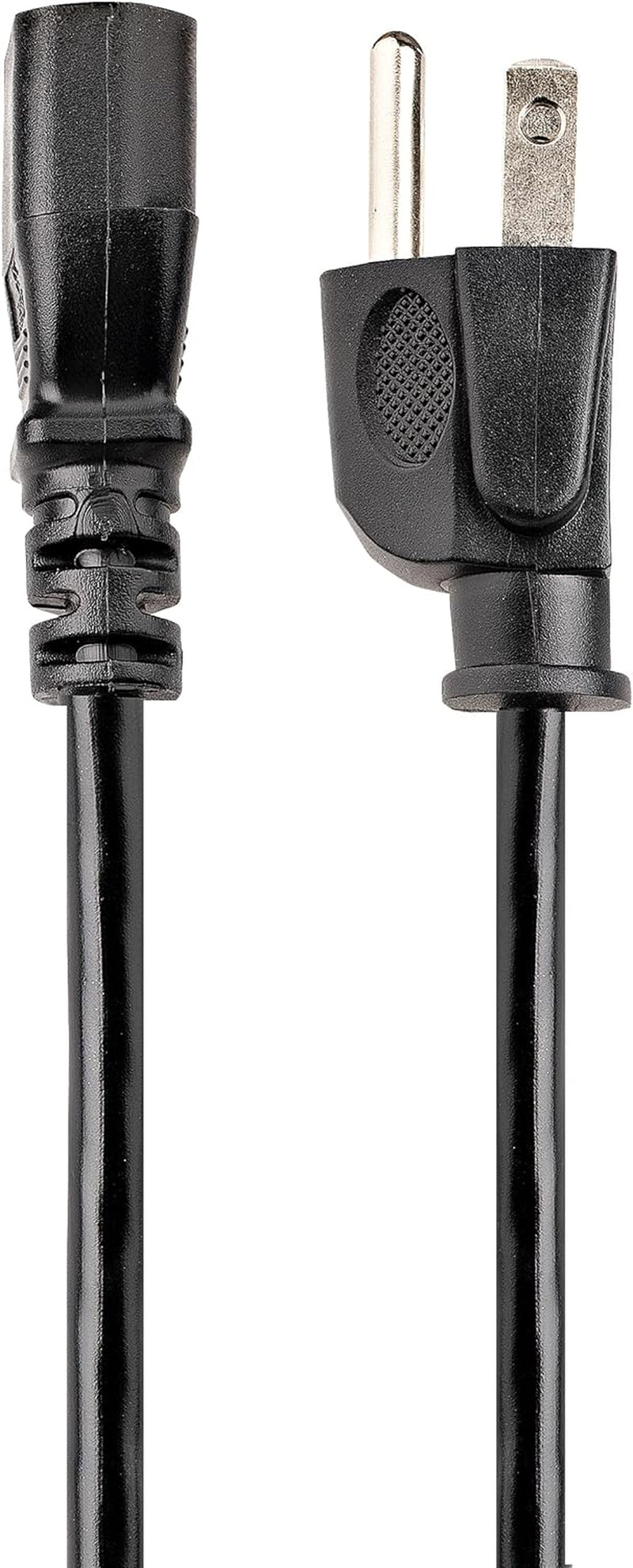 Startech.Com 25Ft (7.6M) Computer Power Cord, NEMA 5-15P to C13, 10A 125V, 18AWG, Black Replacement AC Power Cord, Printer Power Cord, PC Power Supply Cable, Monitor Power Cable - UL Listed (PXT10125) | NEMA 5-15P to C13, UL Listed, Monitor Power Cable, Black Replacement AC Power Cord, Printer Power Cord, PC Power Supply Cable