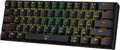 K630 Dragonborn 60% Wired RGB Gaming Keyboard, 61 Keys Compact Mechanical Keyboard with Linear Red Switch, Pro Driver Support, Black