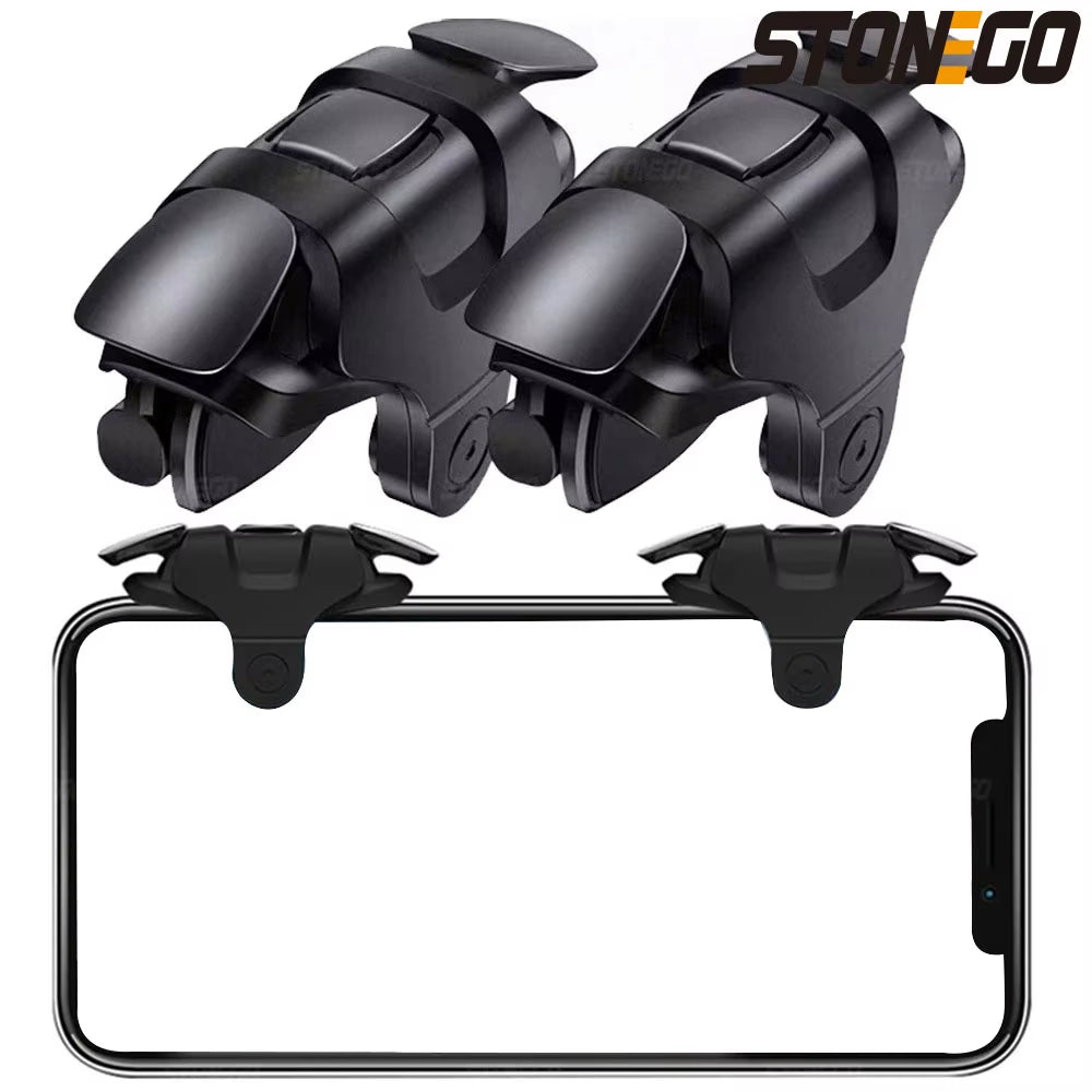 Mobile Game Controller Game Trigger for Pubg/Fortnite/Call of Duty,Shooter Sensitive Controller Joysticks Aim & Fire Trigger